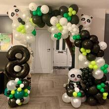 5/7 sztuk balonów foliowych w kształcie pandy, słodkie balony powietrzne w kształcie głowy pandy, odpowiednie na przyjęcie urodzinowe w stylu pandy, dekoracje imprezowe