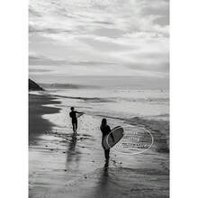 1 件墙壁艺术海报可选框架现代海滩海景波浪冲浪者冲浪印刷海报冲浪板冲浪运动帆布画墙壁艺术图片适用于房间家居装饰 - 彩色 - 查看 17