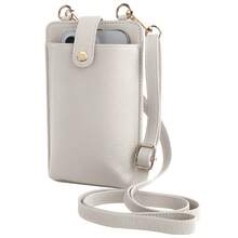 这款小巧的真皮单肩包/斜挎包/手机钱包轻便百搭。它采用拉链封口设计和可调节肩带，非常适合女性作为斜挎钱包使用。 - 彩色 - 查看 9