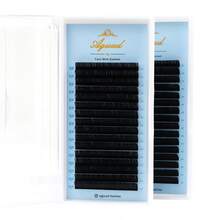 Aguud 16 Rows CC Mix Volume Classic Natural Matte Black Lash Extensions Value Pack Korean Pbt Fiber Velvet Cashmere Eye Lash Trays 0.03/0.05/0.07/0.10 Individual Extent Eyelash Extensions - CC - 查看 7