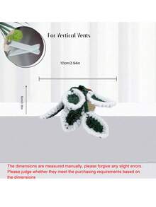 1pc Handmade Knitted Car Air Vent Hanging Basket, Car Decor Vent Clip Ornament, Gift, Air Vent Planter