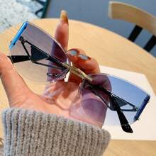 New Frameless Butterfly Fashion Glasses Female Exquisite Fashion Fashion Glasses Men's Fashion Glasses Women's Fashion Glasses