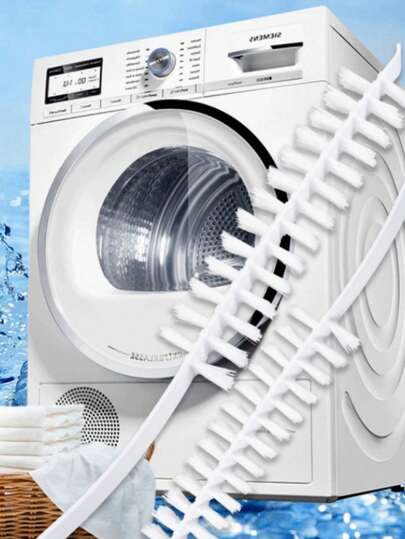 1 Stück Waschmaschinen Spaltenbürste, geeignet für Trommelwaschmaschinen, zum Reinigen des Innentrommels, Spalten, Spezial-Langstiel-Bürste, Reinigungswerkzeug, vertikale Waschmaschinen Schmutzreinigung, biegsame Tiefenreinigungsbürste, Rückkehr zur Schule