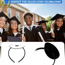 1pc Graduation Cap Headband Holder Inserted, For Holding Graduation Cap On Head, Fixing Cap And Hairstyle, 2025 Graduation Gift Accessories, Without Cap