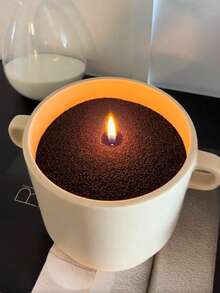 1pc One 500g Black Snow Pearl Candle, With 45-50 Wick, Black DIY Candle Sand, Pearl Sand Wax With Wick, Pearl Wax, Suitable For Filling And Making, Weddings, Parties, Halloween, Christmas, Thanksgiving - Multicolor - View 9