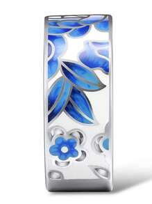 1 Stück romantischer 925er Sterlingsilber Blumenring für Frauen, Partygeschmuck, hochwertiger Schmuck