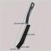 Hard Bristle Groove Brush Cleaning Brush, Multifunctional, Suitable For Kitchen, Bathroom, Bedroom, Living Room, No Need For Power, Durable Dust Removal Tool, Suitable For Tiles And Windows.Bathroom Decor Summer Back To School