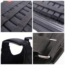 1pc Weighted Vest For Running & Fitness (Vest Only), Maximum Load Capacity 35 Kg (Weights Not Included), Gym, Sport, Gym, Home Exercise, Sport Accessories, Gym Accessories, CrossFit Accessories