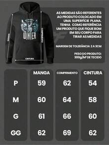 Moletom LOVE AND PEACE Casaco Blusa Canguru