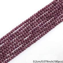 180pcs/Strand 2mm Glass Cat Eye Beads Mini Round Loose Spacer Bead For Earrings Bracelet Necklace Jewelry Making Accessories