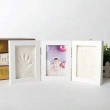Handprint Casting Kit For Newborn Baby, Soft Clay Inkpad For Kids, Infant Shower Keepsakes, DIY Imprint Gift