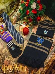 Harry Potter Wizarding School Christmas Gifts, Wizard House Scarf, Hat, Gloves, Tie, Birthday Gifts, Halloween Outfit,  Merchandise - Multicolor - View 3