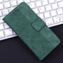 Magnetic Flip Faux Leather Card Pouch Phone Cover For OPPO Reno 5 8T 11 8 10 13 Pro 4G 5G Reno 13F Card Holder Stand Wallet Protective Case - Green - View 8
