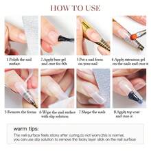 MEET ACROSS 1 件 8ml 粉色快速延长凝胶指甲油 Vernis 半永久可卸美甲 UV 增色凝胶 LED 亮光指甲油美甲 DIY 适用于家庭和沙龙 - 粉色 - 查看 9