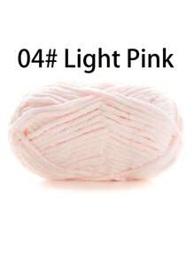 50 g/paquet, 60 m/paquet de fil à tricoter épais fait main (couleur aléatoire) pour tricoter des écharpes, crocheter des chaussures, des poupées et plus