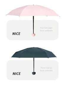 1 pezzo Mini ombrello parasole, ombrello multiuso per sole e pioggia, adatto come regalo per le vacanze, con protezione UPF50+ e anti-pioggia
