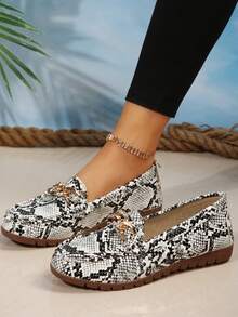 Women's Casual Versatile Soft Bottom Breathable Flats, New 2025 Spring/Summer/Autumn Collection - Black - View 1