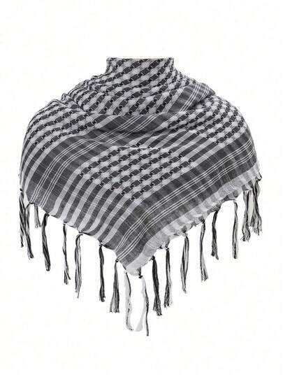 1 件轻质阿拉伯风格头巾头巾，户外露营旅行配件