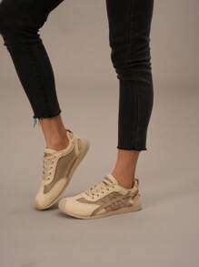 Single Network Sports Shoes Women 2025 New Spring & Summer Breathable, Comfortable, Thin, Versatile, Casual, Lightweight, Non-Slip, Flat Sneakers, Student, Korean Style, INS
