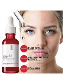 Perfume S La Roche Posa retinol B3 serum facial antiarrugas profundas cuidado piel mixta aclarador vitamina B3 suero reafirmante hidratante rejuvenecedor cuidado facial antiedad sérum - Blanco - Ver 2