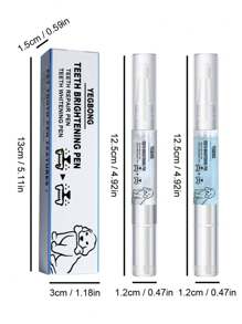 Integrated Pet Shampoo, Teeth Cleaning Pen, Five-In-One Care, Plant Essence, Nourishing, Anti-Tangling, Easy To Comb And Wash, Universal For Dogs And Cats, Tartar Cleaning Pen For Dogs And Cats, Tartar Cleaning Tool