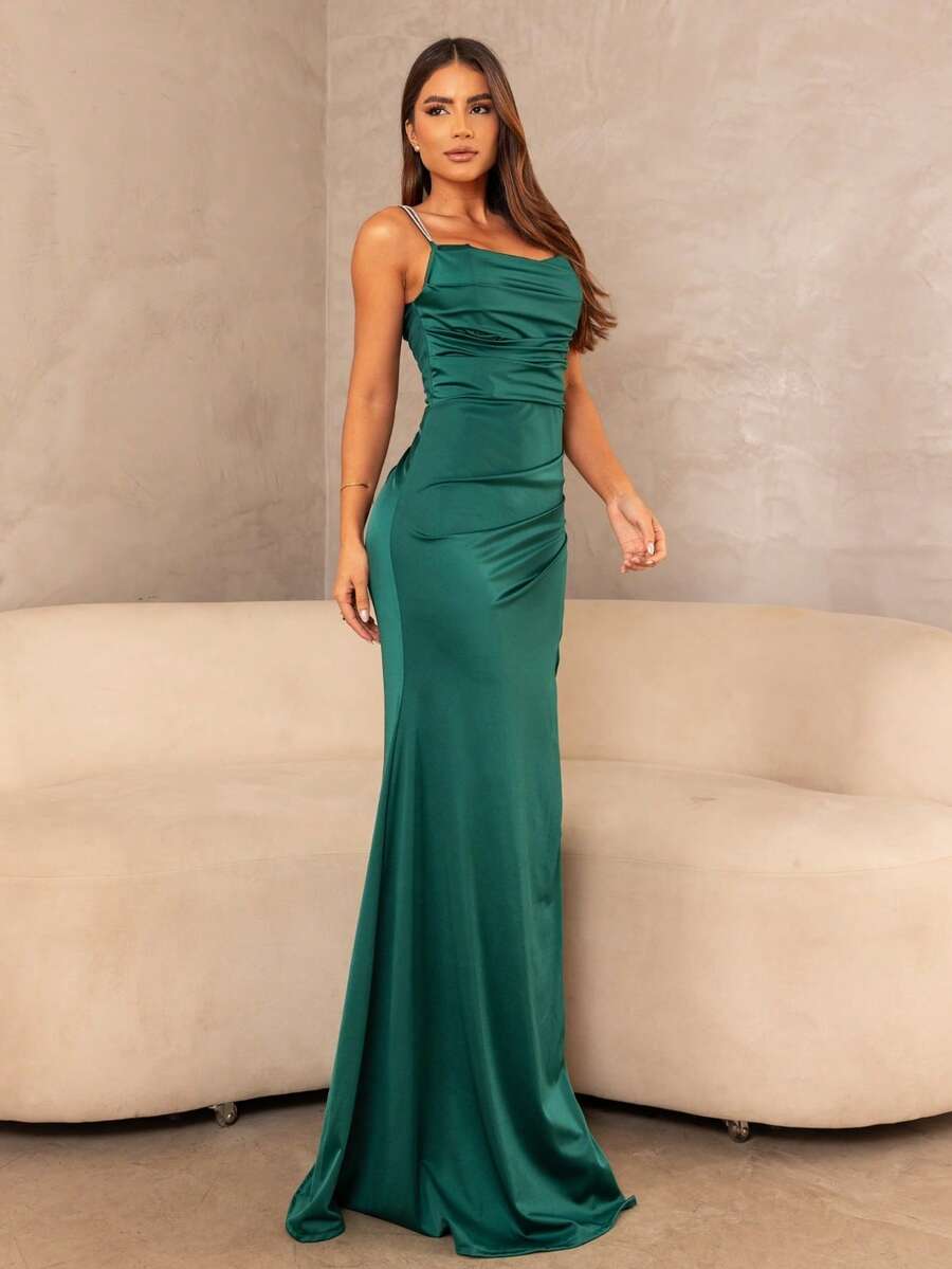 Women Formal & Evening Dresses - Verde Oscuro - Ver 1