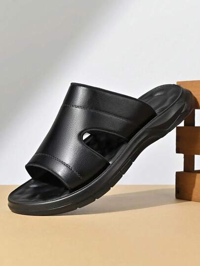 Herren stilvolle und bequeme Pantoffeln - leichte, strapazierfähige Sandalen - rutschfeste Outdoor-Sandalen für Reisen und Outdoor-Aktivitäten