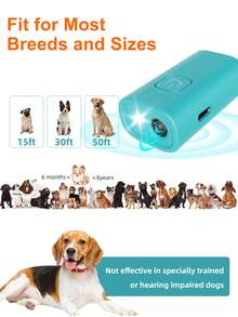 New Mini Ultrasonic Dog Repeller, USB Rechargeable, Lithium Polymer Battery, Pet Training Device, Anti Barking Trainer, Portable And Easy To Carry, Prevent Dog Biting, Outdoor Use, Dog Supplies - Multicolor - View 9