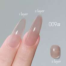 10ml春夏美甲通用冰透粉色凝胶指甲油系列2025裸粉色保湿亲肤Jally指甲胶美甲店美甲用品 - 彩色 - 查看 12