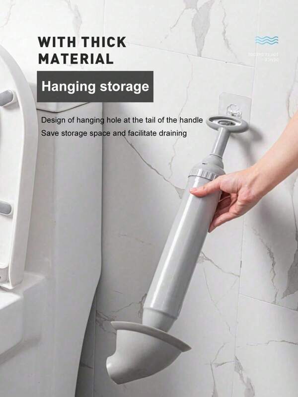 High Pressure Vacuum Toilet Drain Cleaner, Plumbing Air Pump Drain Unblocker, Household Bathroom Sink, Floor, Kitchen Clogged Drain Cleaner