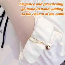 4/6/8/12pcs Women Fashion Magnetic Clips - Multi-Function Scarf Holder & Shawl Fixator, Mixed Colors, No Damage To Clothes - Multicolor - View 6