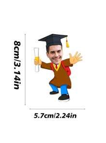 1PC Personalized Graduation Photo Custom Headshot Decoration Hanging, Acrylic Custom School Graduation Memorial Hanging, Boys And Girls Graduation Portrait Custom Decoration, Perfect Graduation Gift, The Perfect Graduation Gift For Students And Teachers