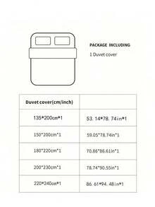 1件黑白条纹图案羽绒被套（仅羽绒被套），简约北欧风格床上用品，无填充物，适合所有季节，单人/双人/超大床 - 黑白豎條 - 查看 4