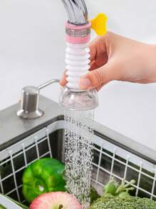 1pc Kitchen Faucet Sprayer Head, Retractable Extend Swivel Anti-Splash Water Saving Device