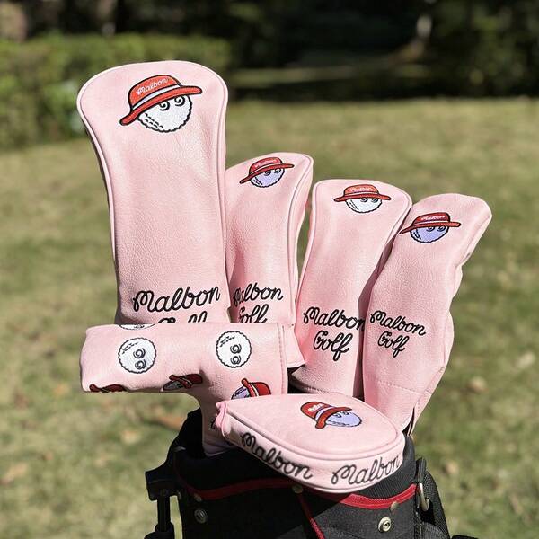 غطاء رأس نادي الجولف الصيد الوردي ، غطاء نادي الجولف بتصميم أنيق مناسب لعشاق الرياضة الخارجية من الذكور والإناث على حد سواء. مصنوع من مواد مقاومة للماء ، يوفر أفضل حماية لنادي الجولف الخاص بك