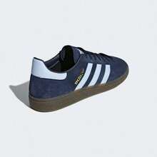Adidas Handball Spezial BD7633 – Classic Retro Unisex Sneakers For Everyday, Streetwear, And Casual Looks, Collegiate Navy/Sky Blue/Gum Sole - 藏蓝色 - 查看 2