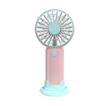 Handheld Mini Fan 400mAh Lithium Battery USB Charging Portable Gift LOGO Cartoon Mini Fan - Multicolor - View 8