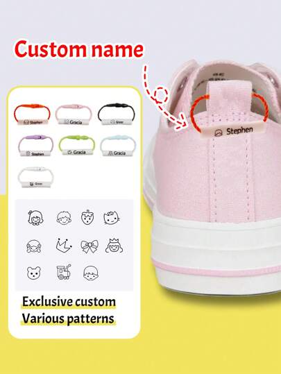 10 Etiquetas de Sapatos Personalizadas para Escola para Distinguir Sapatos, Roupas, Guarda-chuvas, Copos de Água e Outras Necessidades Diárias, Atividades Artísticas para Crianças