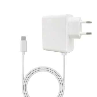 USB C väggladdare, 65W supersnabb laddare, för europeisk kabelkontroll typ-C vägguttagsladdare, vit resebärbar och bekväm, C-kontakt mobiltelefonladdare, lämplig för de flesta delar av Europa Island Spanien Italien Frankrike Tyskland