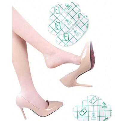 Invisible Gel Pads, Transparent Hydrogel Heel Cushions, Anti-Friction Gel Pads, Foot Protection Pads, Naturally Fitting, High Elasticity, Suitable For High Heels And Prolonged Walking, Foot Care Solution To Prevent Blisters - Clear, Waterproof Toe And Heel Protectors, Anti-Wear Adhesive Forefoot Pads, Odorless And Comfortable