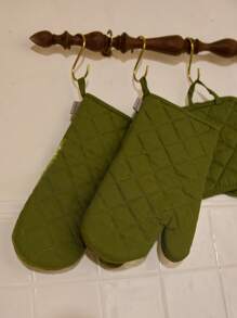 Cirelle Guanti da forno e presine Set da 4 pezzi, Guanto da forno lungo da cucina extra addensato da 500 gradi resistente al calore elevato per cucinare