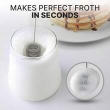 Tornado Triple Whisk Milk Frother With Stand - Black - View 3