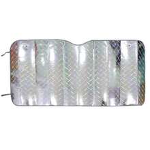 Persianas impermeables para ventanas de automóviles, de espuma de aluminio plateada, de 55 x 27,5 pulgadas - espliego - Ver 1