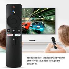 XMRM-00A Replacement Voice Remote Control, For MI TV Stick, MI TV Stick 4K, MI Box S, MI TV Box S (2nd Gen), With NF PV Shortcut App Keys