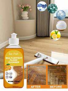 100ml Multi-Purpose Fragrant Floor Cleaner, Orange Scent, Removes Grease, Cleans And Brightens Hardwood Floors And Tiles, Suitable For Various Home Scenarios (Random Shipment Of New And Old Models) - Multicolor - View 3