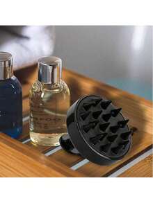 头皮按摩器 - 柔软头皮清洁器，促进头发生长，适用于卷发和直发，干湿两用洗发刷，返校季必备，旅行度假必备，女士美发配件，梳子，发刷，边缘梳，梳发，梳子，梳头，解结梳，球形梳，迷你发刷，发刷套装，木梳，发刷，后梳，造型梳，卷发梳，边缘梳，梳子，梳发，发刷套装，梳头，卷发梳，解结梳，女士发刷，头发，旅行，美发产品，美发工具，美发用品，理发师，理发师配件，理发店，美发设备 - 黑色 - 查看 7