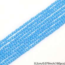 180pcs/Strand 2mm Glass Cat Eye Beads Mini Round Loose Spacer Bead For Earrings Bracelet Necklace Jewelry Making Accessories
