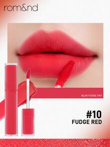 Rom&nd Romand BLUR FUDGE TINT Liquid Lipstick - 10 FUDGE RED - 查看 1