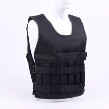 1pc Weighted Vest For Running & Fitness (Vest Only), Maximum Load Capacity 35 Kg (Weights Not Included), Gym, Sport, Gym, Home Exercise, Sport Accessories, Gym Accessories, CrossFit Accessories