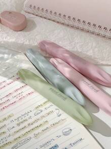 4 szt. Marker do zakreślacza, końcówka ścięta, tusz na bazie wody, szybkoschnący, bez rozmazywania, gładki korpus, wygodny uchwyt, do notatek ze studiów biblijnych, biuro szkolne